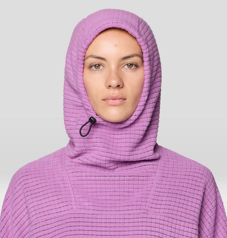 Women's Summit Grid Big Grid Hoody, Color: Lilac Glow, image 5
