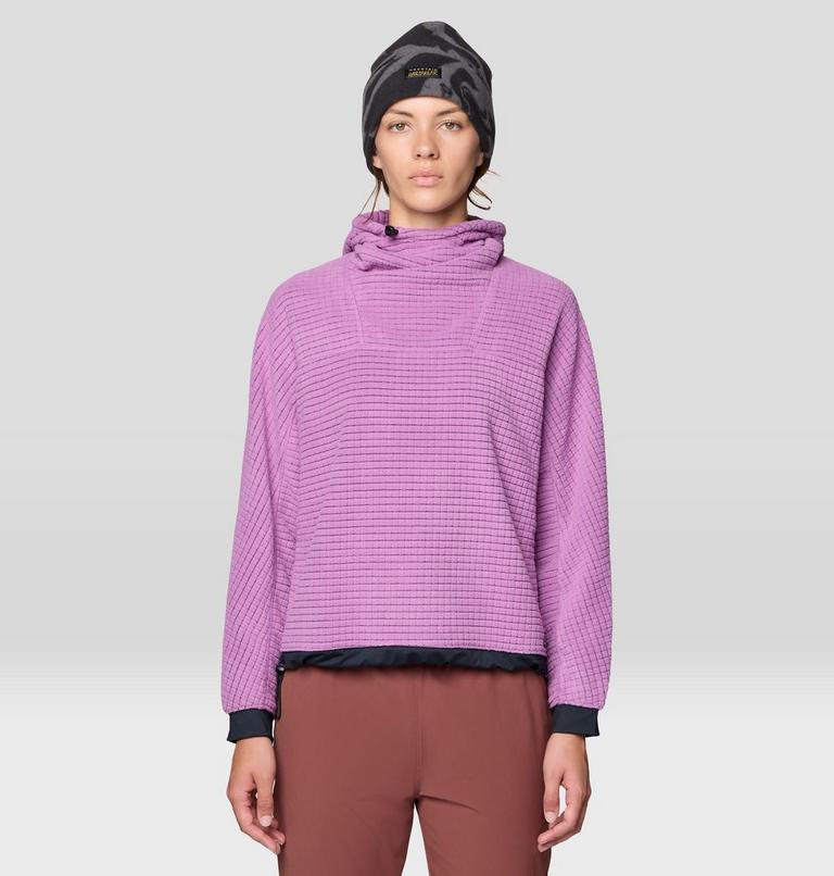 Women's Summit Grid Big Grid Hoody, Color: Lilac Glow, image 1