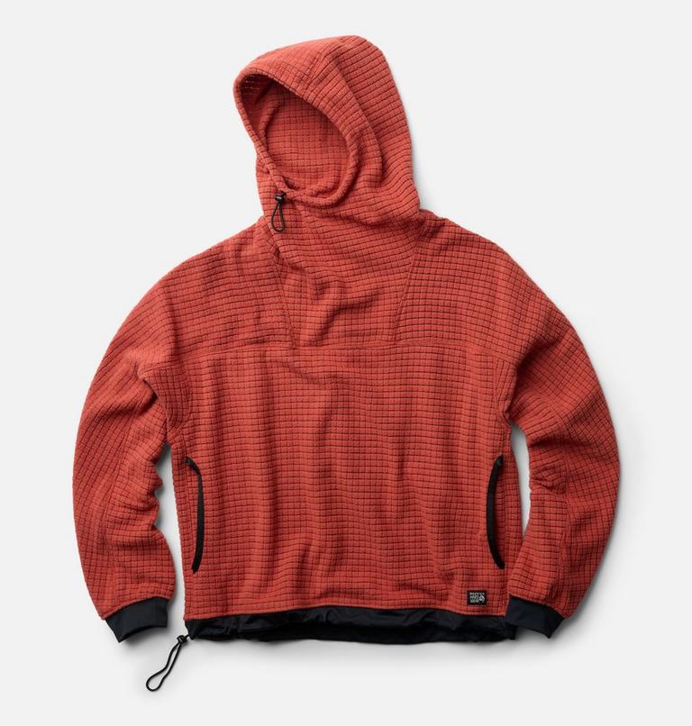 Women's Summit Grid Big Grid Hoody, Color: Mars Red, image 2