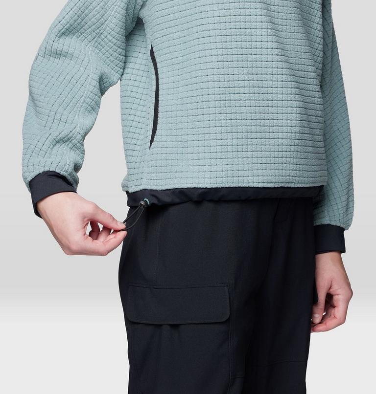 Women's Summit Grid Big Grid Half Zip, Color: Blue Sage, image 6