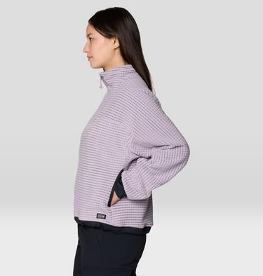 Women's Summit Grid Big Grid Half Zip, Color: Atmospheric, image 15