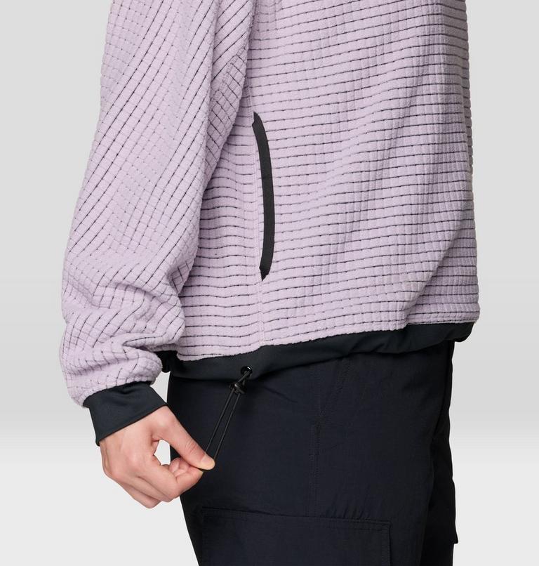 Women's Summit Grid Big Grid Half Zip, Color: Atmospheric, image 6