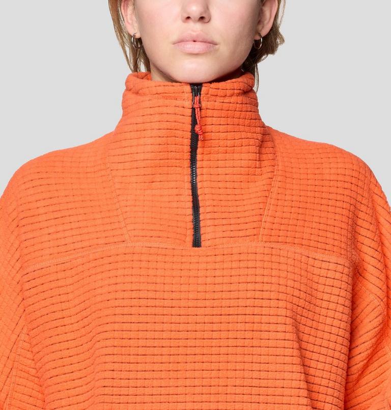 Women's Summit Grid Big Grid Half Zip, Color: Aspect, image 4