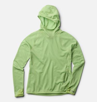 Women's AirMesh Long Sleeve Hoody, Color: Bright Lichen, image 4