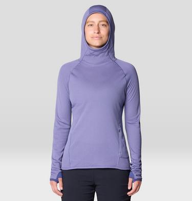 Women's AirMesh Long Sleeve Hoody, Color: Avid, image 13