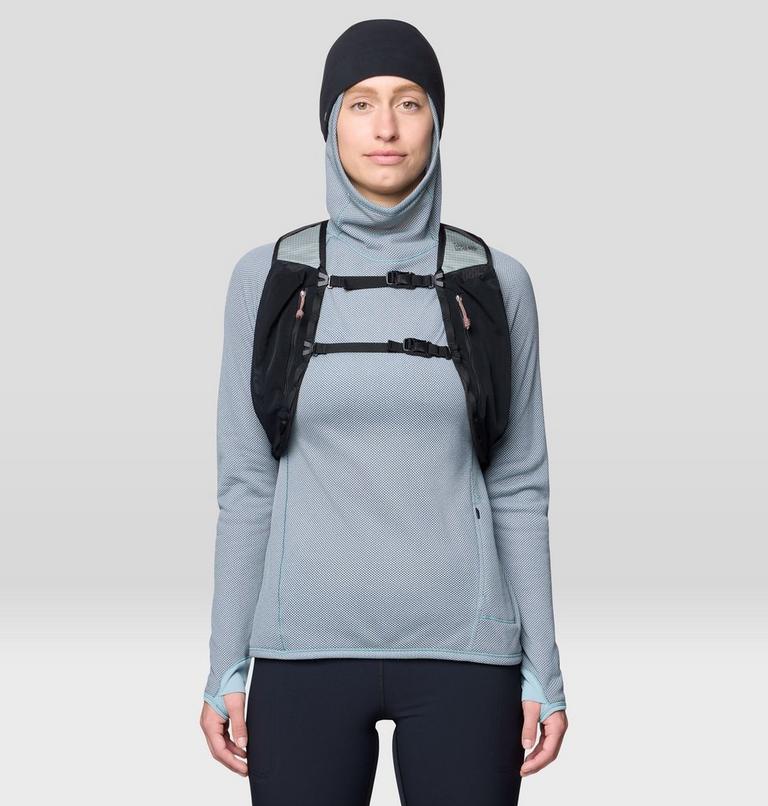 Women's AirMesh Long Sleeve Hoody, Color: Ice Shadow, image 2