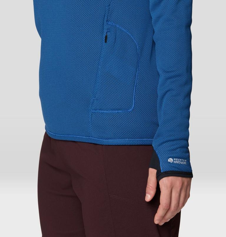 Women's AirMesh Long Sleeve Hoody, Color: Berry Blue, image 5