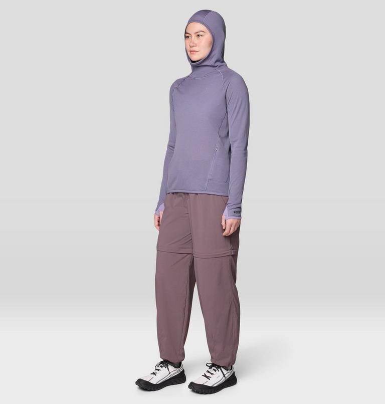 Women's AirMesh Long Sleeve Hoody, Color: Violet Stone, image 2