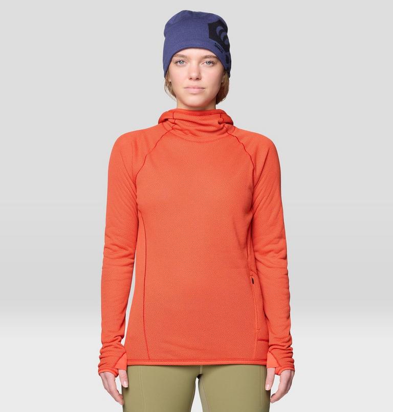 Women's AirMesh Long Sleeve Hoody, Color: Aspect, image 5