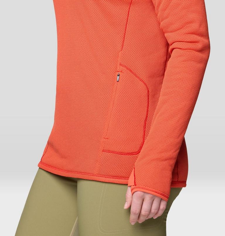 Women's AirMesh Long Sleeve Hoody, Color: Aspect, image 7