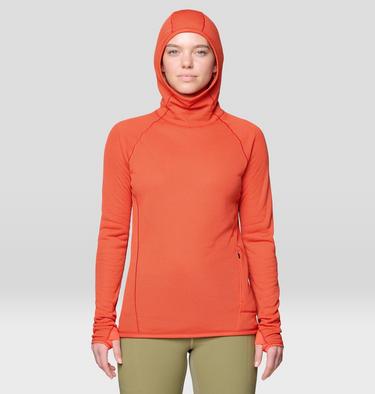 Women's AirMesh Long Sleeve Hoody, Color: Aspect, image 9
