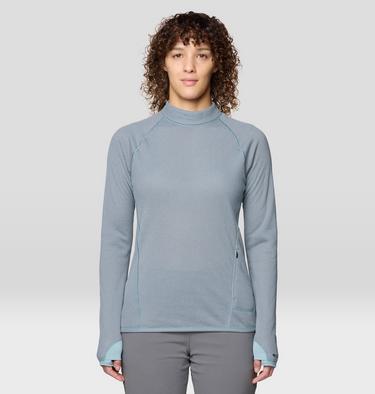 Women's AirMesh Long Sleeve, Color: Ice Shadow, image 9