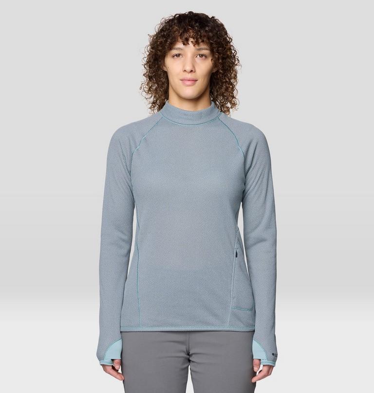 Women's AirMesh Long Sleeve, Color: Ice Shadow, image 1