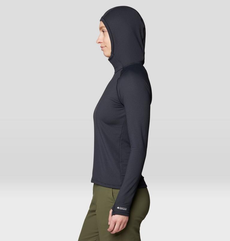 Women's Crater Lake Heavyweight Half Zip Hoody, Color: Black, image 5