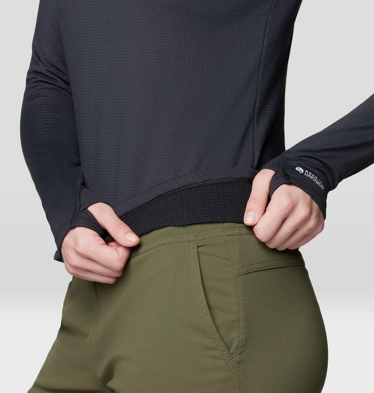 Women's Crater Lake Heavyweight Half Zip Hoody, Color: Black, image 8