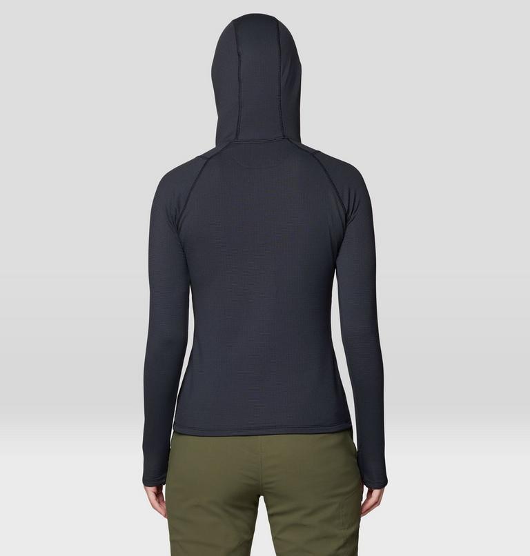 Women's Crater Lake Heavyweight Half Zip Hoody, Color: Black, image 4