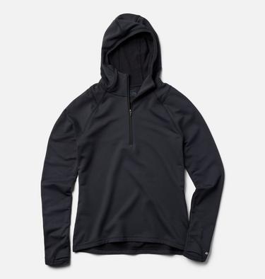 Women's Crater Lake Heavyweight Half Zip Hoody, Color: Black, image 15
