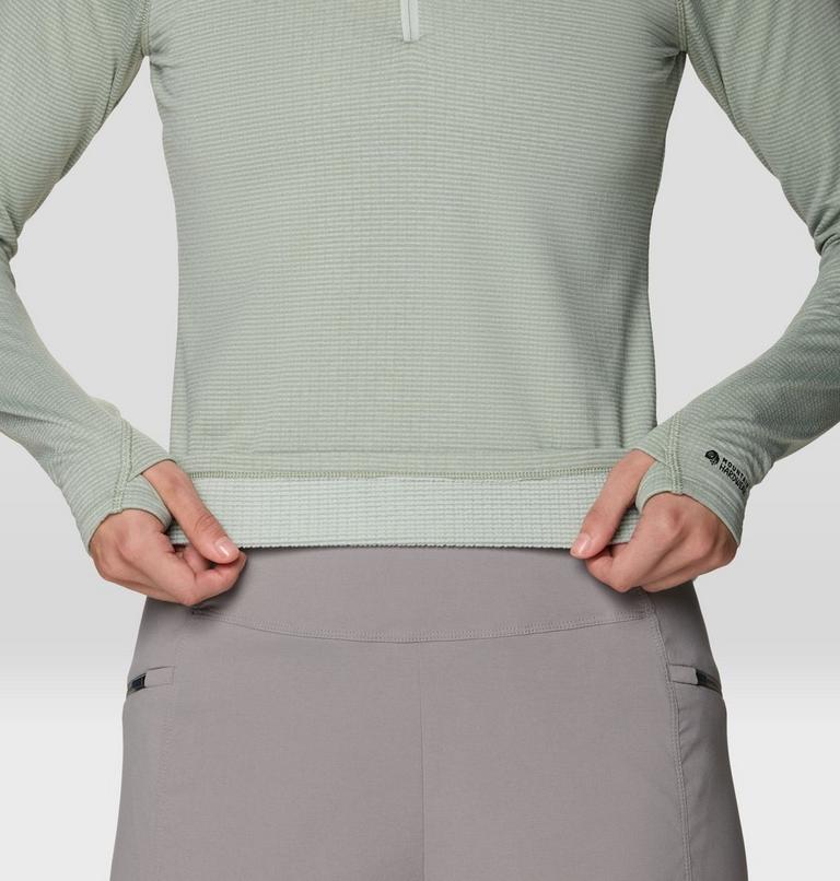 Women's Crater Lake Heavyweight Half Zip Hoody, Color: Gamma Grey, Silt Grey, image 5