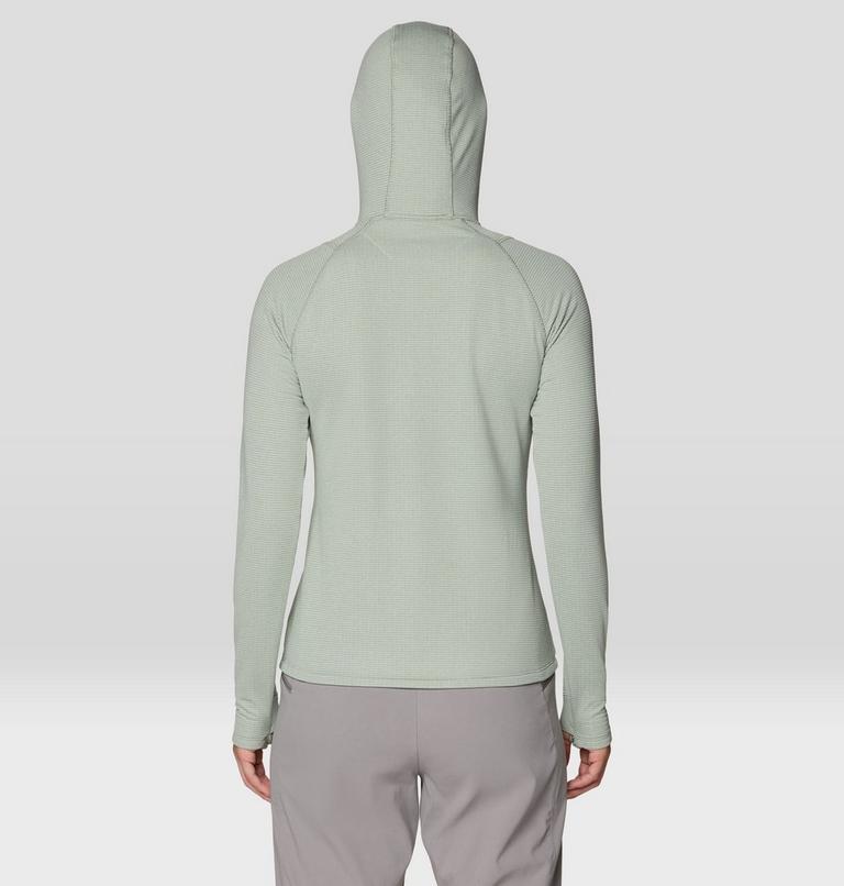 Women's Crater Lake Heavyweight Half Zip Hoody, Color: Gamma Grey, Silt Grey, image 2