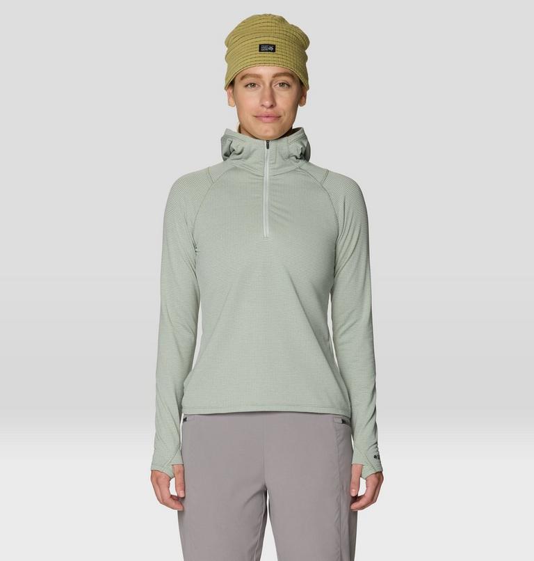 Women's Crater Lake Heavyweight Half Zip Hoody, Color: Gamma Grey, Silt Grey, image 1