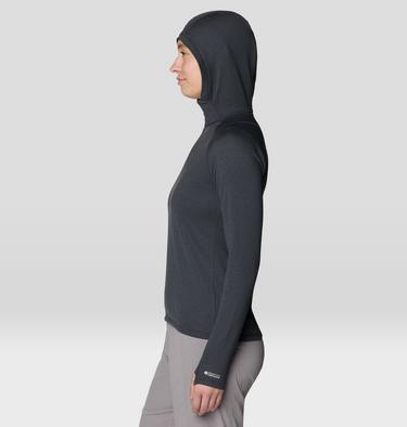 Women's Crater Lake Heavyweight Half Zip Hoody, Color: Black, Dark Storm, image 23