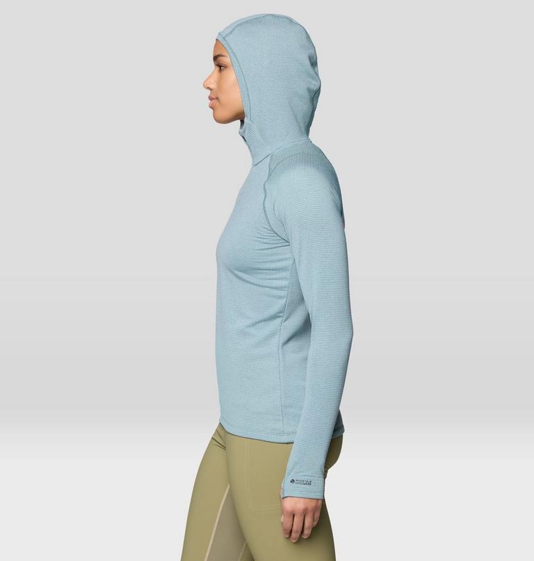 Crater Lake Heavyweight Half Zip Hoody | 460 | XS, Color: Blue Sage, Ice Shadow, image 4