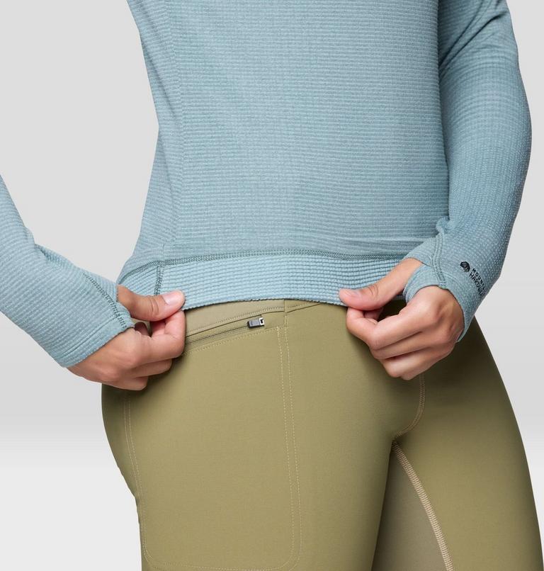 Crater Lake Heavyweight Half Zip Hoody | 460 | XS, Color: Blue Sage, Ice Shadow, image 7