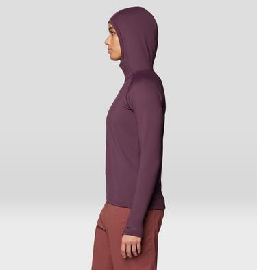 Women's Crater Lake Heavyweight Half Zip Hoody, Color: Blackberry, image 8