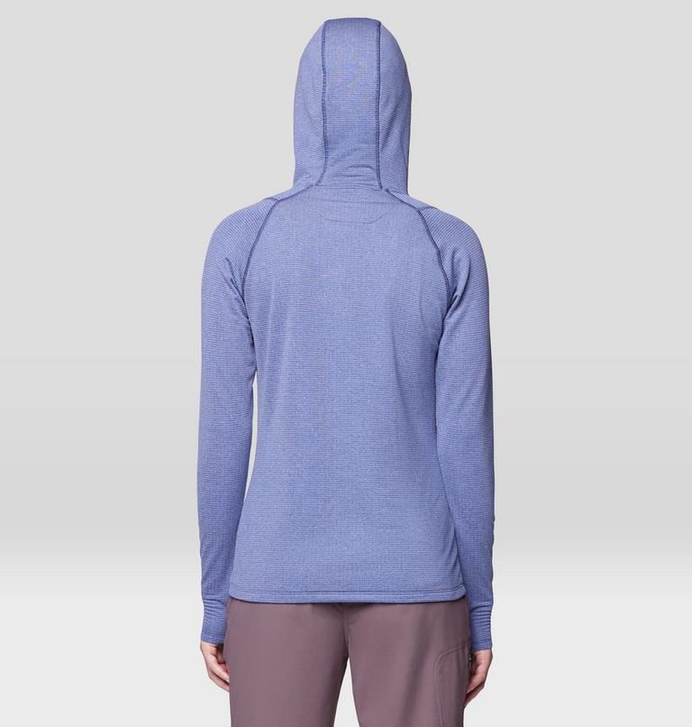 Women's Crater Lake Heavyweight Half Zip Hoody, Color: Lapis Dusk, Avid, image 3