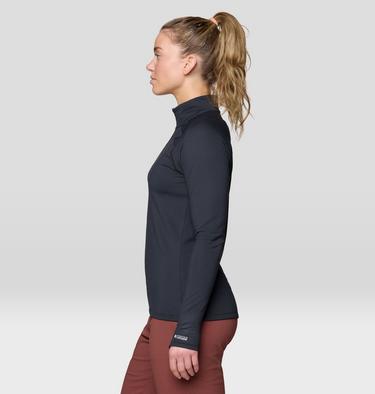 Women's Crater Lake Heavyweight Half Zip, Color: Black, image 11