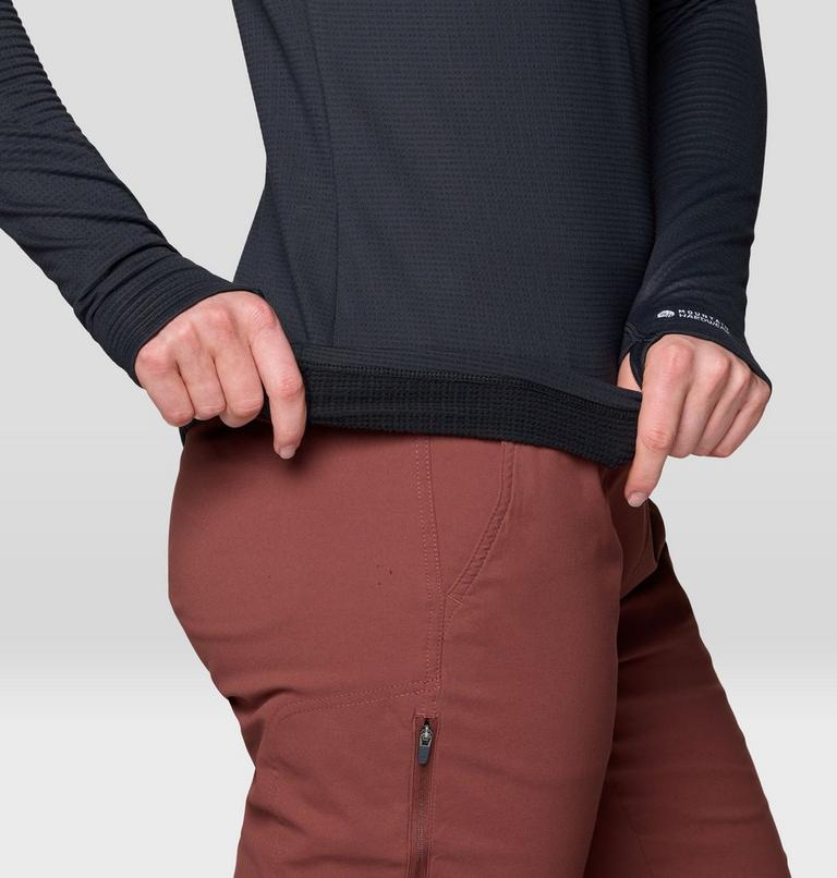 Women's Crater Lake Heavyweight Half Zip, Color: Black, image 5