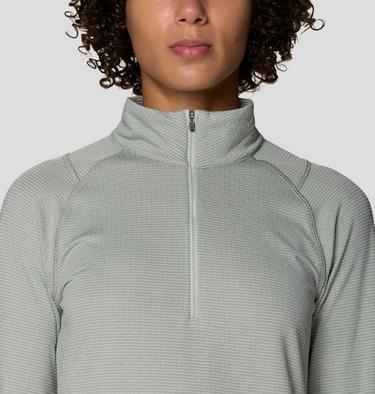 Women's Crater Lake Heavyweight Half Zip, Color: Gamma Grey, Silt Grey, image 8