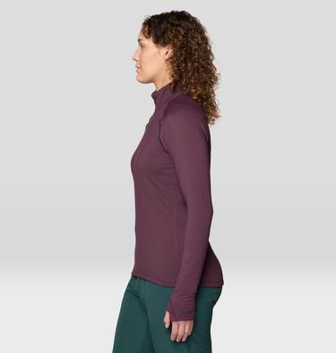 Women's Crater Lake Heavyweight Half Zip, Color: Blackberry, image 16
