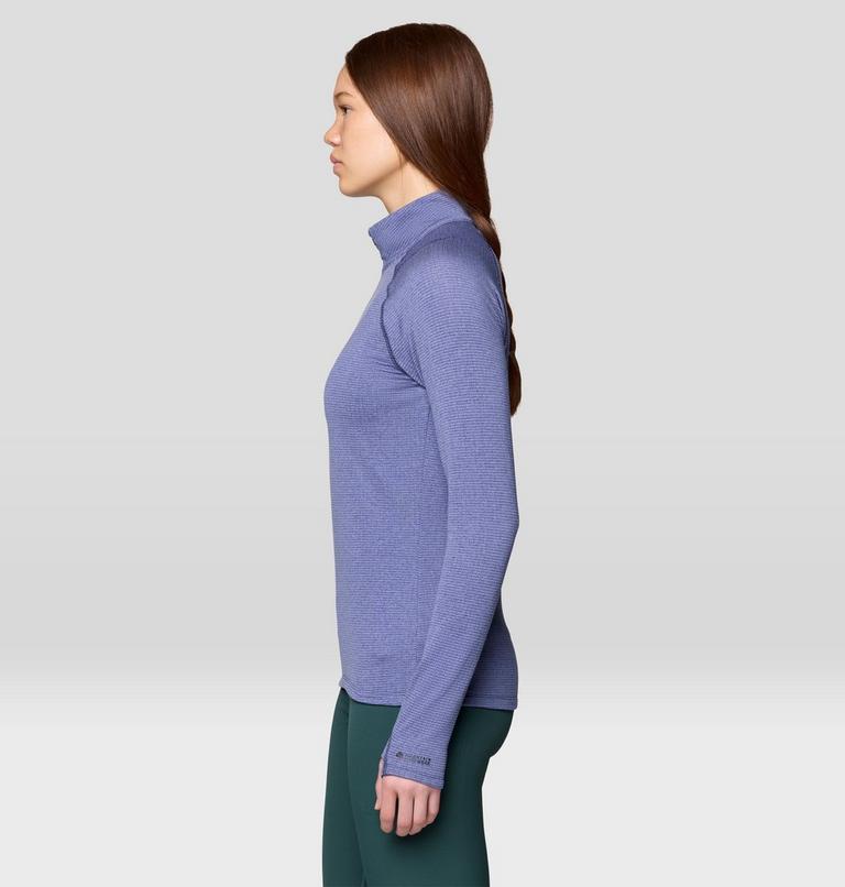 Women's Crater Lake Heavyweight Half Zip, Color: Lapis Dusk, Avid, image 5