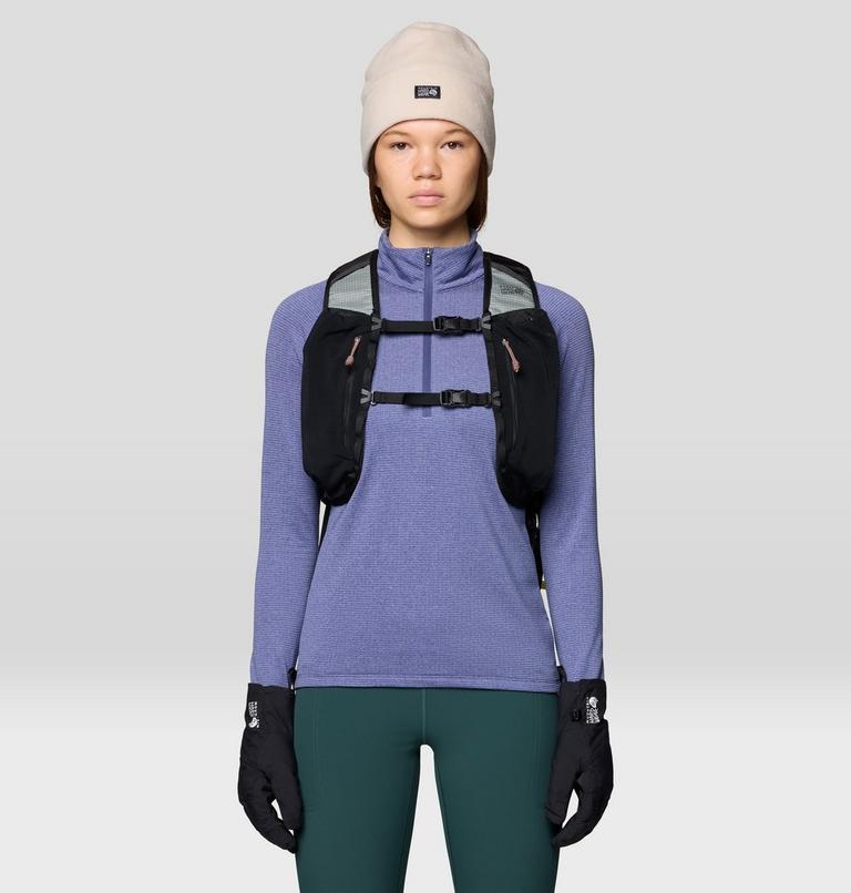 Women's Crater Lake Heavyweight Half Zip, Color: Lapis Dusk, Avid, image 6