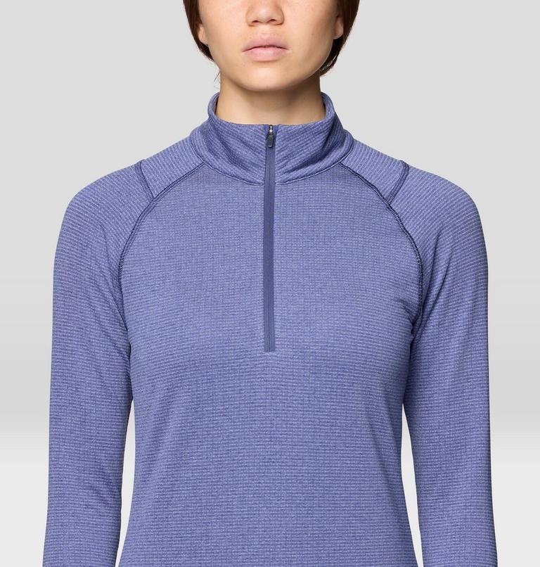 Women's Crater Lake Heavyweight Half Zip, Color: Lapis Dusk, Avid, image 7