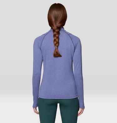 Women's Crater Lake Heavyweight Half Zip, Color: Lapis Dusk, Avid, image 4