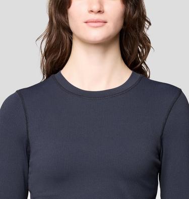 Women's Peak Knit Long Sleeve, Color: Black, image 8