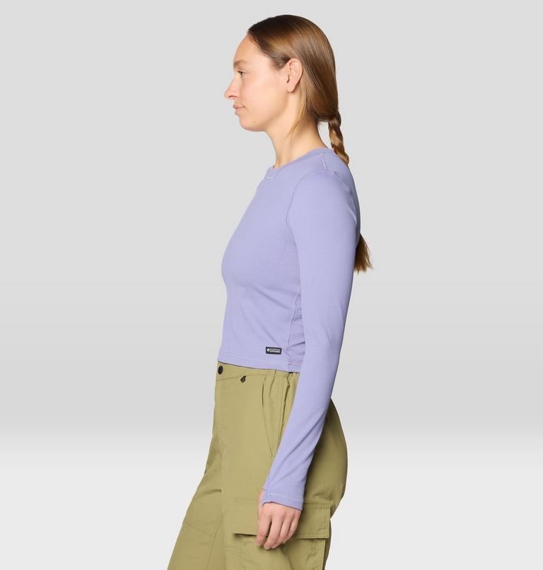 Women's Peak Knit Long Sleeve, Color: Avid, image 4