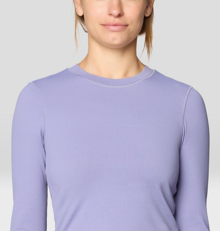 Women's Peak Knit Long Sleeve, Color: Avid, image 5