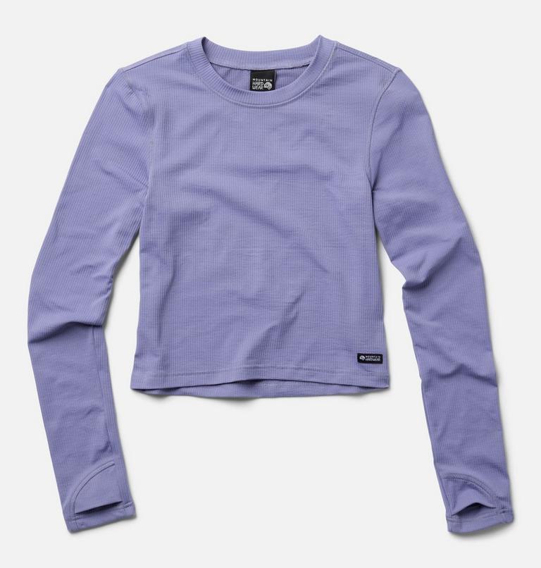 Women's Peak Knit Long Sleeve, Color: Avid, image 2