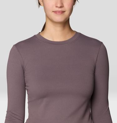 Women's Peak Knit Long Sleeve, Color: Purple Sage, image 8