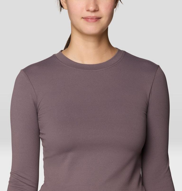 Women's Peak Knit Long Sleeve, Color: Purple Sage, image 4