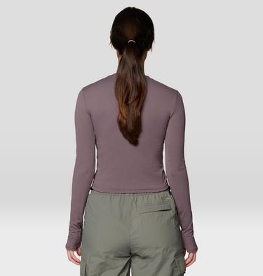 Women's Peak Knit Long Sleeve, Color: Purple Sage, image 6