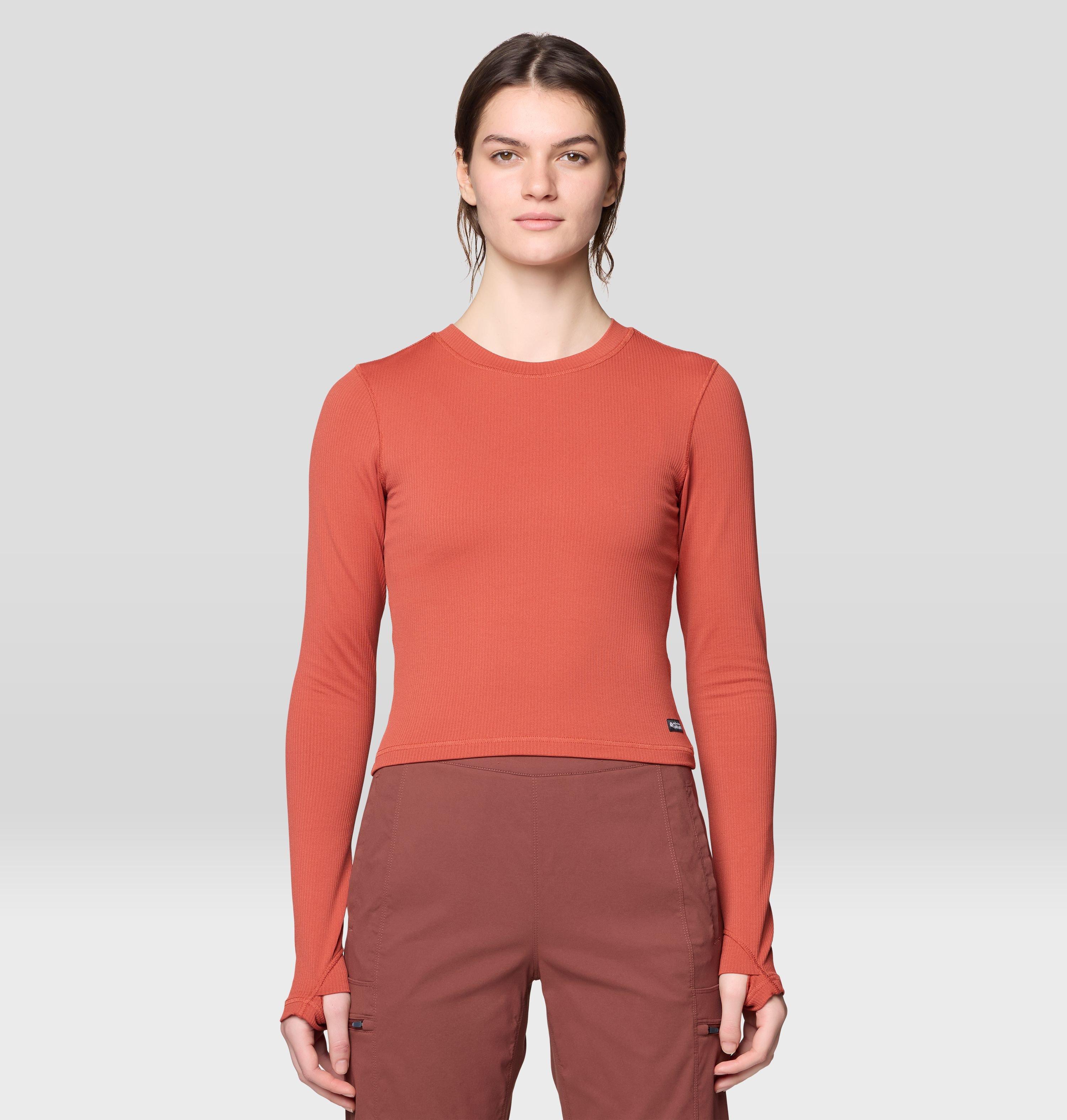 Mountain Hardwear Women's Peak Knit Long Sleeve - L - Orange