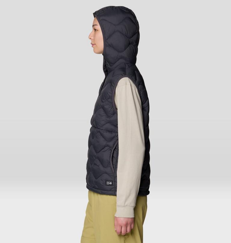 Women's Seek Out Snap Neck Vest, Color: Shark, image 3