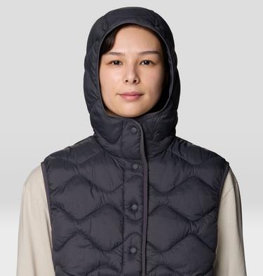 Women's Seek Out Snap Neck Vest, Color: Shark, image 16