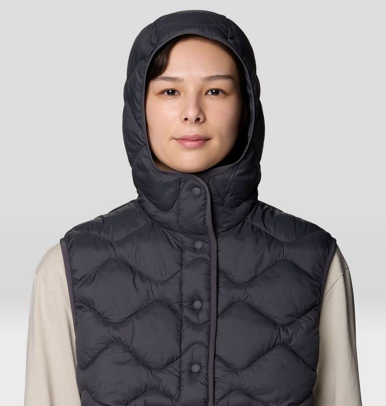 Women's Seek Out Snap Neck Vest, Color: Shark, image 4