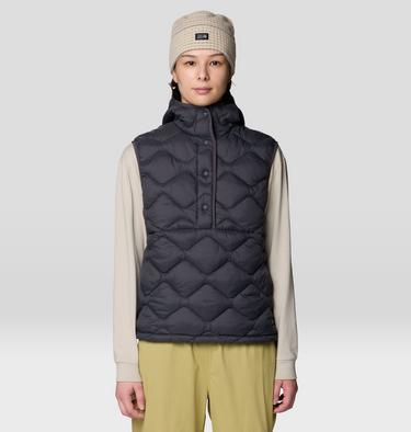 Women's Seek Out Snap Neck Vest, Color: Shark, image 13