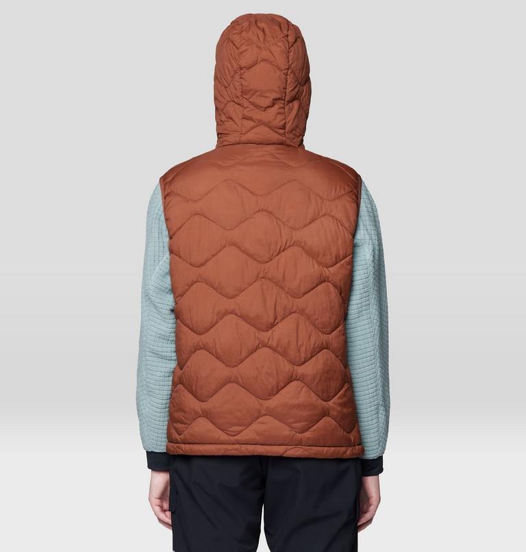 Women's Seek Out Snap Neck Vest, Color: Cocoa Brown, image 2